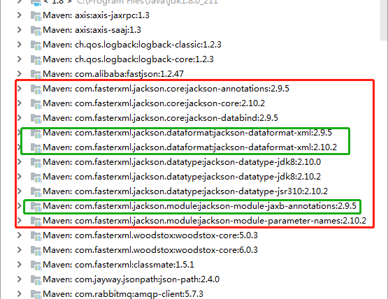 fastxml.Jackson 相关的依赖库
